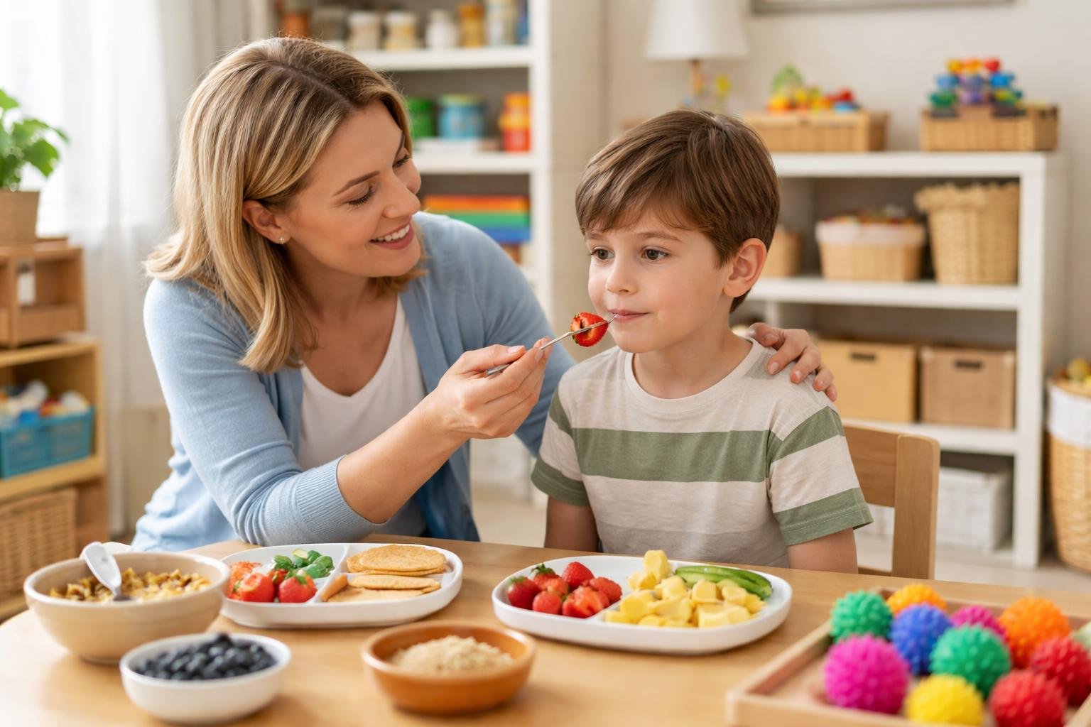 Terapia Ocupacional para niños con selectividad alimentaria